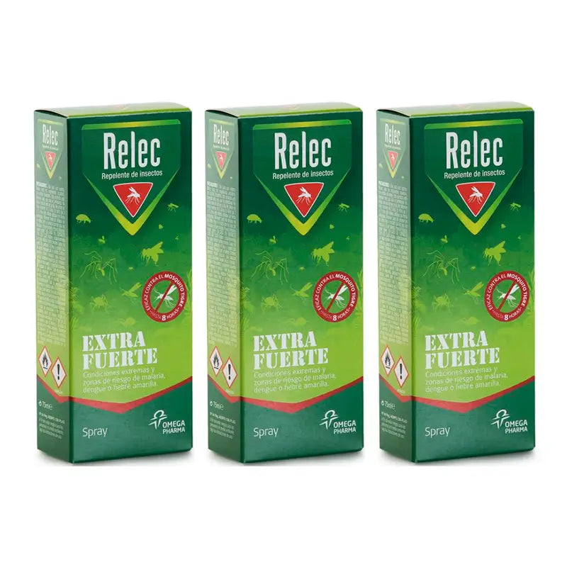 Relec Extra Stark Spray, 3x75 ml