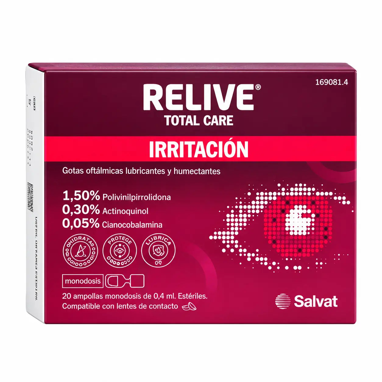 Relieve Total Care Augentropfen, steril, 20 Einzeldosen à 0,4 ml