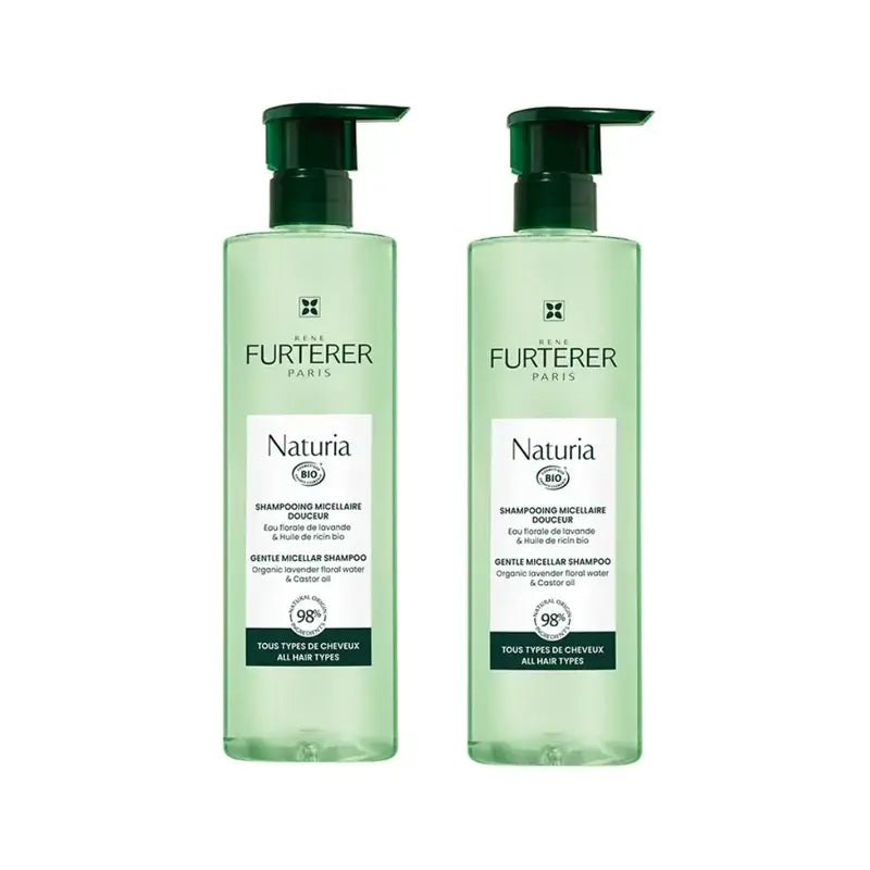 Rene Furterer Naturia Extra Sanftes Ausgleichendes Shampoo, 2X400 Ml