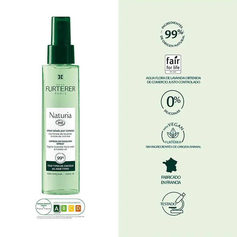 Rene Furterer Naturia Extra Sanftes Entwirrungsspray, 200 ml