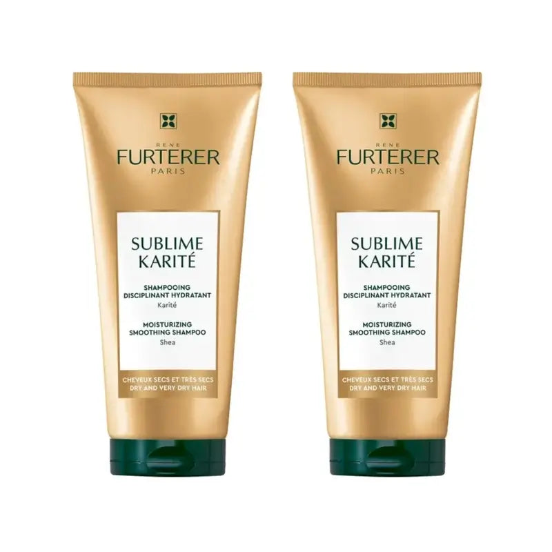 Rene Furterer Sublime Shea Butter Feuchtigkeitsspendendes Scheibenshampoo, 2X200 Ml