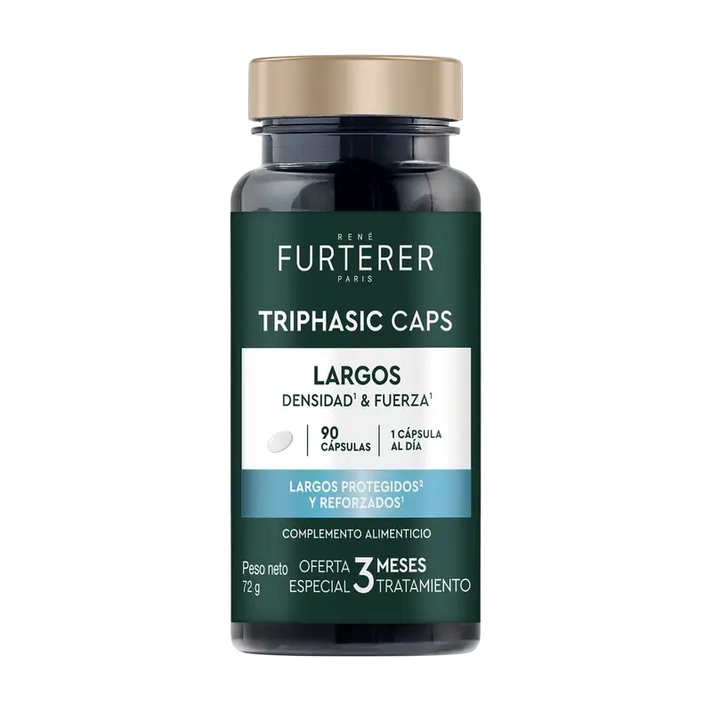 Rene Furterer Triphasic Langes Haar, Dichte & Stärke , 90 Kapseln
