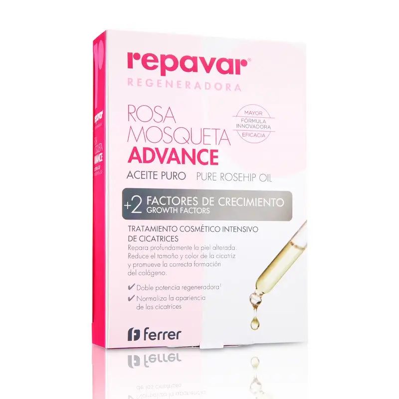 Repavar Regenerierendes reines Hagebuttenöl Advance 15 ml