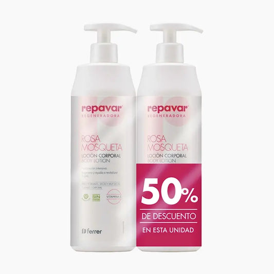 Repavar Regenerierende Körperlotion 2ªud 50% Prom 2X500Ml