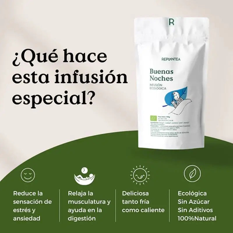 Replantea Gute-Nacht-Aufguss Bio, 100 g
