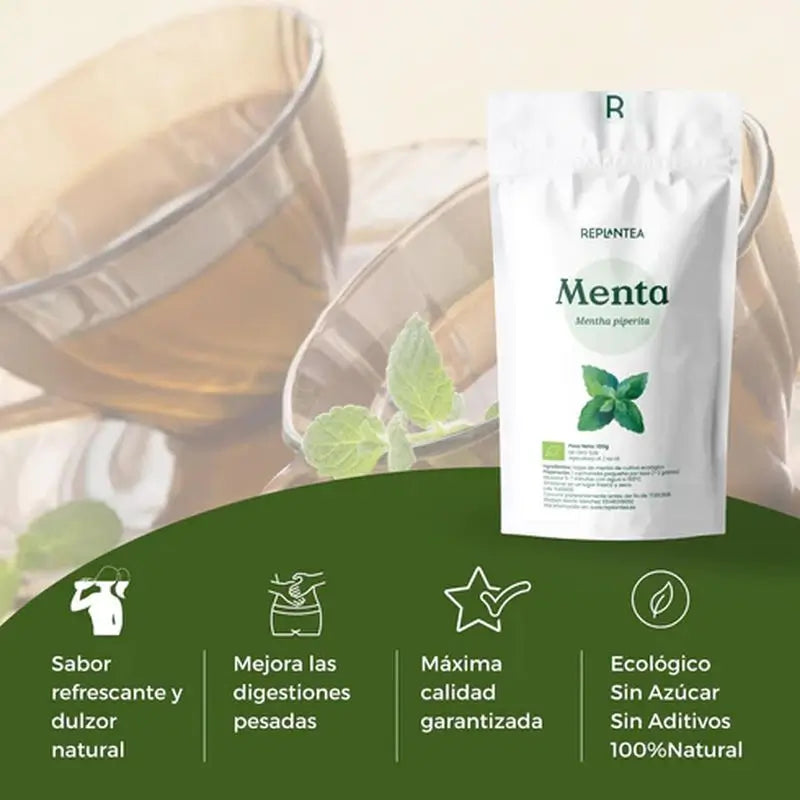 Replantea Bio-Pfefferminztee, 100g