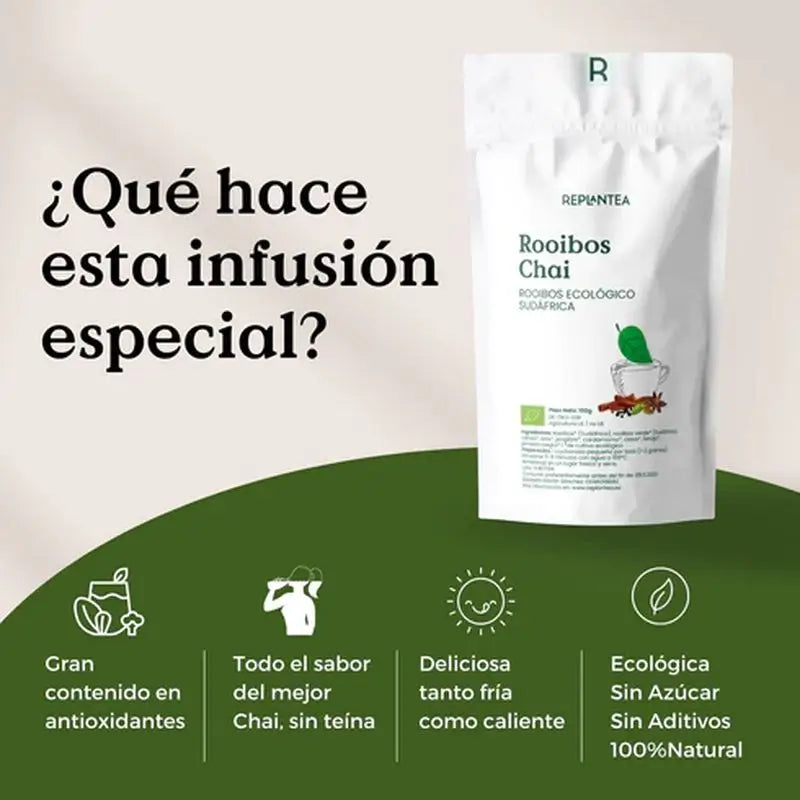 Replantea Rooibos Chai Ecologic, 100 g