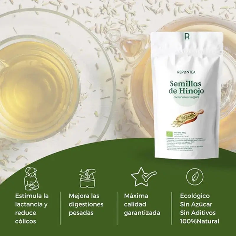 Replantea Bio-Fenchelkerne, 200 g