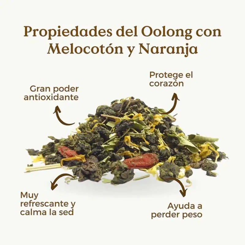 Replantea Blauer Oolong-Tee mit Orange und Pfirsich, 100 g