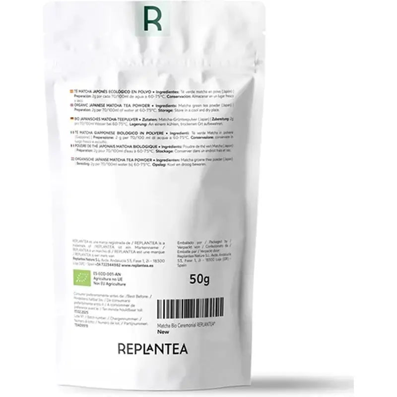 Replantea Bio Matcha Zeremonieller Japanischer Tee, 50 g