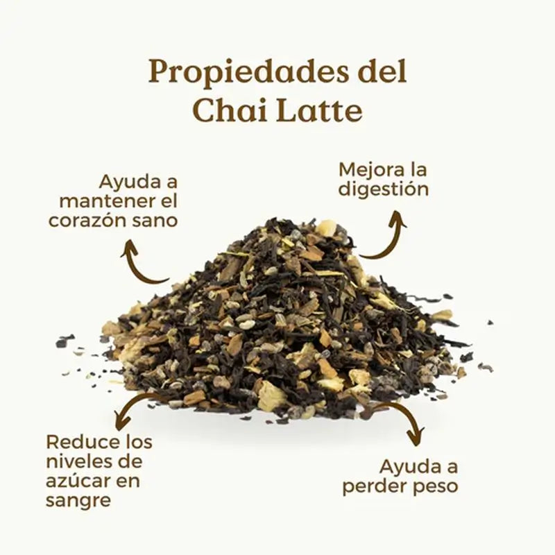 Replantea Schwarzer Tee Chai Latte Bio, 100 g