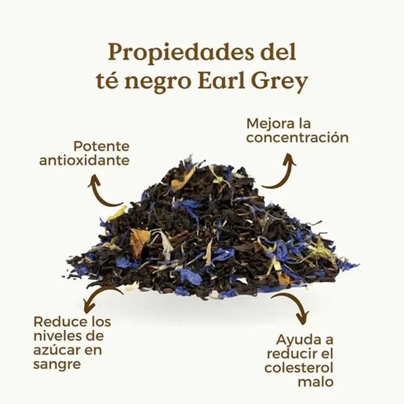Replantea Earl Grey Supreme Bio Schwarzer Tee, 100 g