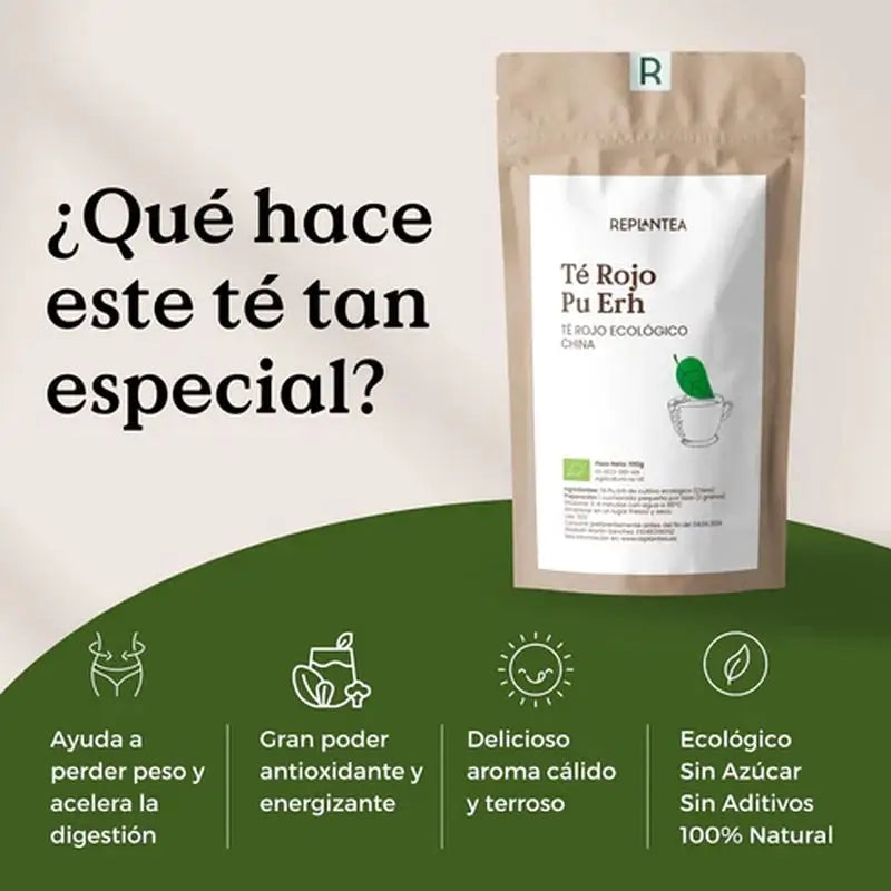 Replantea Bio Roter Pu Erh Tee, 100 g