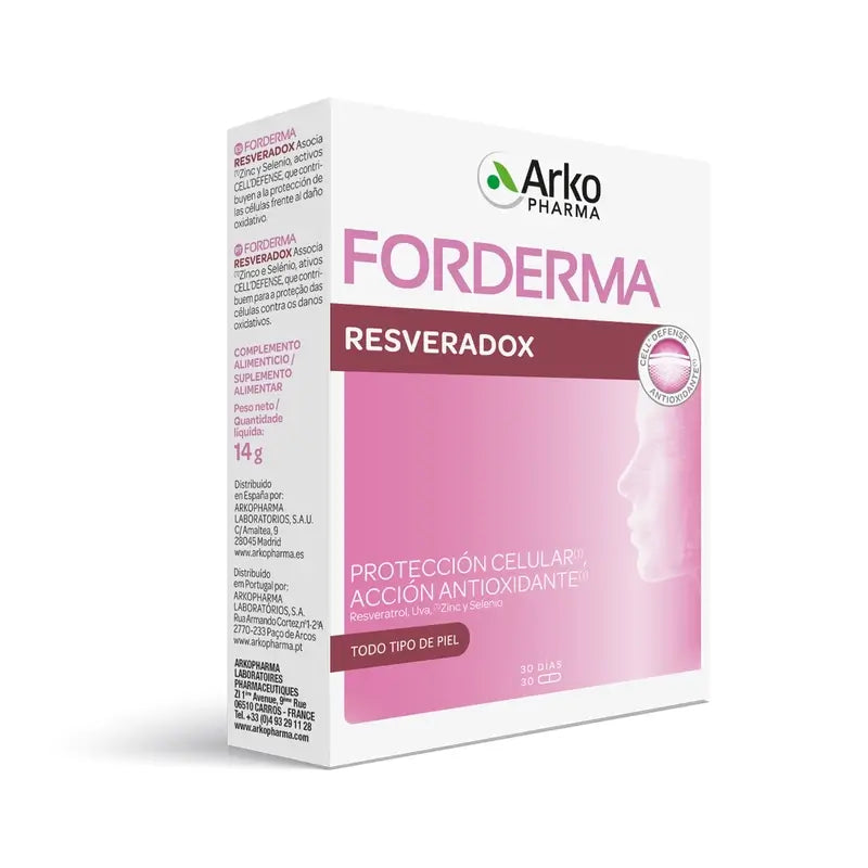 Arkopharma Forderma Resveradox, 30 Kapseln