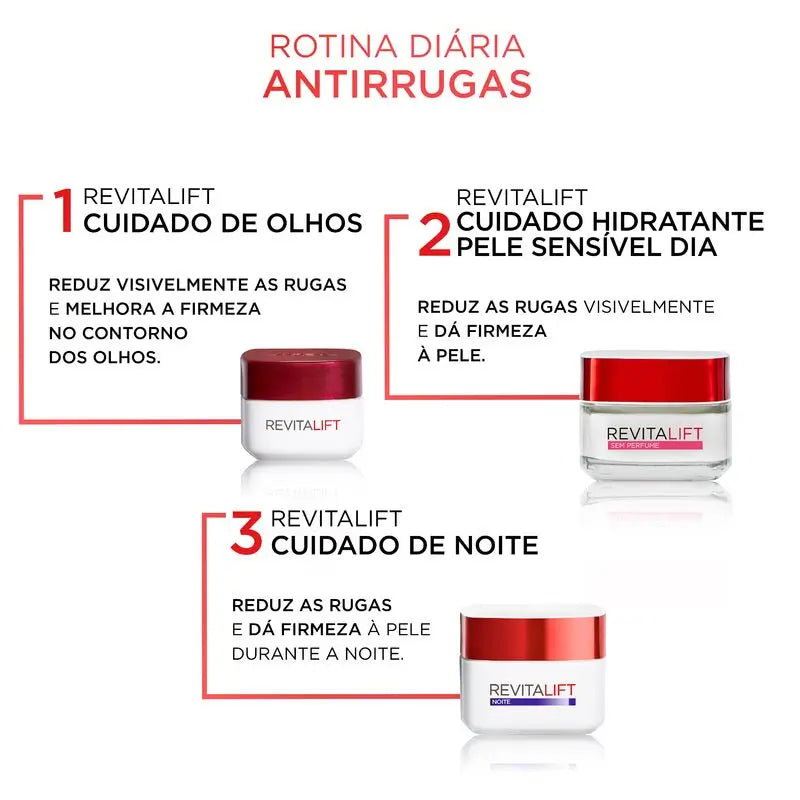 L'Oréal Paris Revitalift Unparfümierte feuchtigkeitsspendende Anti-Falten-Creme Extra Straffend