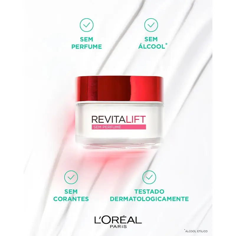 L'Oréal Paris Revitalift Unparfümierte feuchtigkeitsspendende Anti-Falten-Creme Extra Straffend