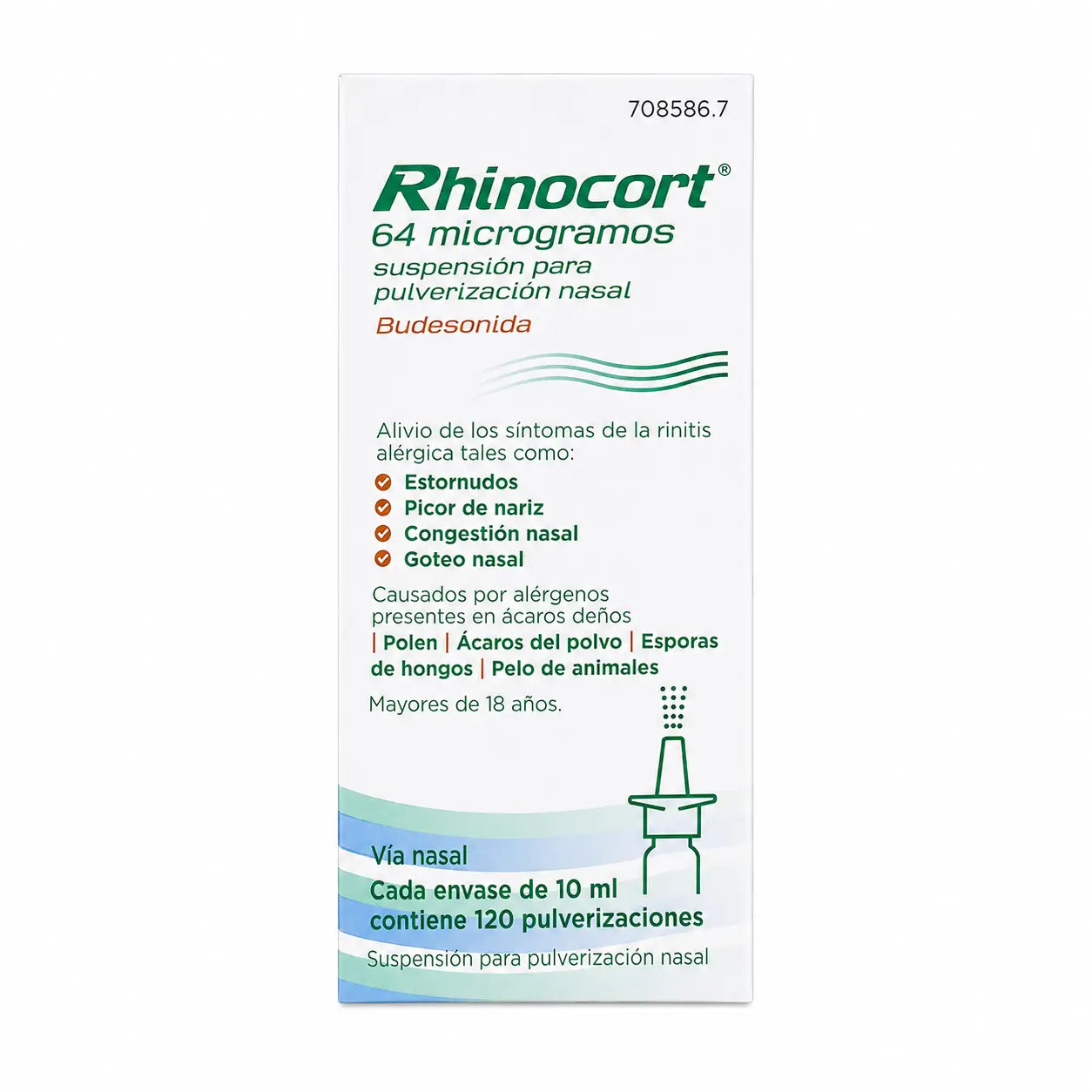 Rhinocort 64 Mikrogramm Nasenspray Suspension, 120 Sprühstöße