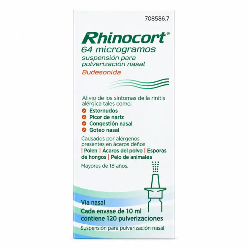 Rhinocort 64 Mikrogramm Nasenspray Suspension, 120 Sprühstöße