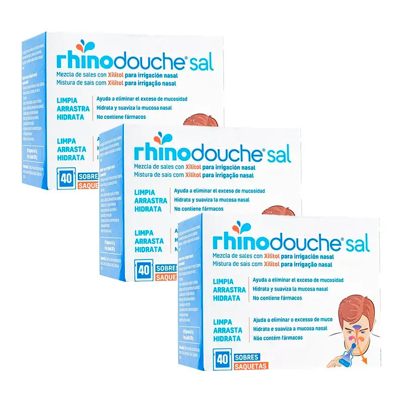 Rhinodouche Salz Pack , 3 x 40 Beutel