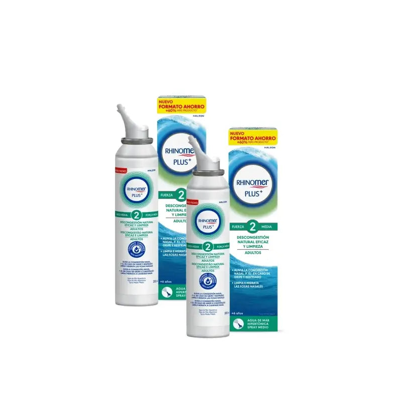 Rhinomer Plus+ F2 für Erwachsene, 200 ml, 2er-Pack