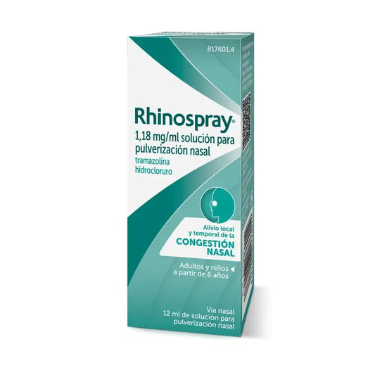 Rhinospray 1,18 Mg/ml Nasalvernebler 12 ml