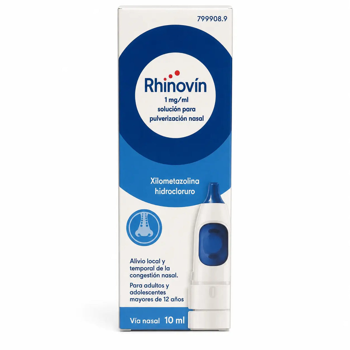Rhinovin 1 mg/ ml Nasalvernebler 10 ml