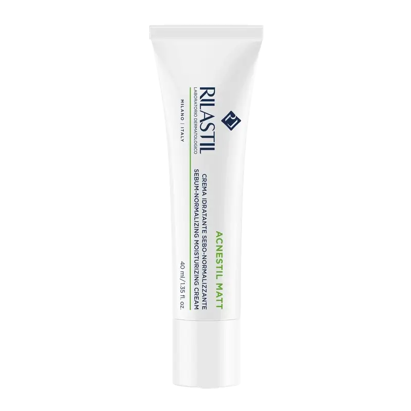 Rilastil Acnestil Matt Feuchtigkeitsspendende und mattierende Creme Fettige Haut 40 ml
