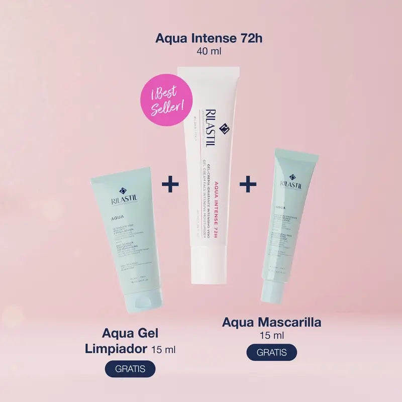 Rilastil Cracker Aqua Intense 40Ml + Aqua Limp 15Ml + Aqua Mask 15Ml