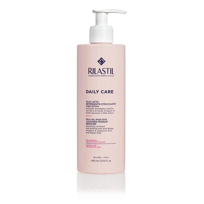 Rilastil Daily Care Oleo Nourishing Face Reinigungsmilch, 400 ml