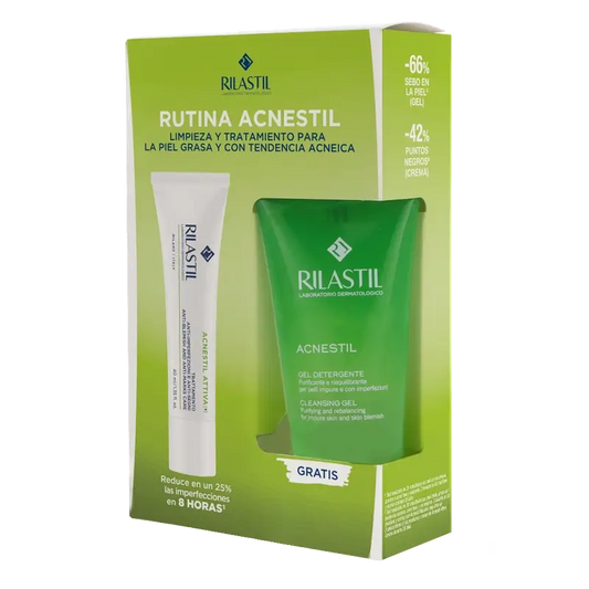 Rilastil Acnestil Akne Derma Routine Pack, 40 ml + 50 ml