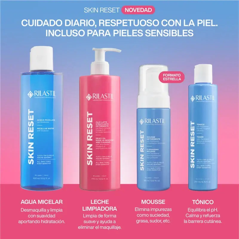 Rilastil Skin Reset Mizellenwasser, 400 ml