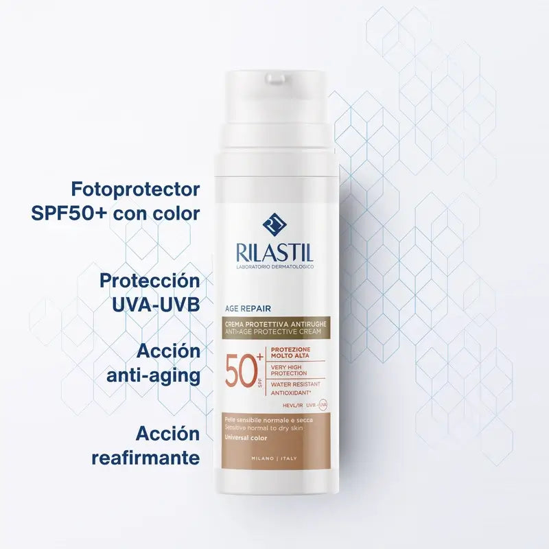 Rilastil Sun System Age Repair Anti-Ageing Photoprotector Spf50+ Farbe, 50 ml