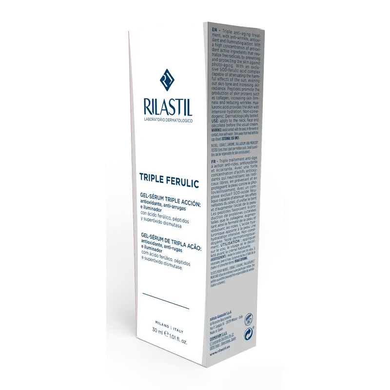 Rilastil Triple Ferulic Anti-Aging, Antioxidans und Aufhellung Serum, 30 ml