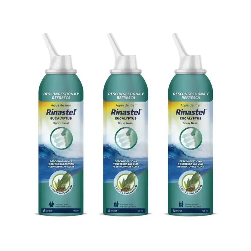 Rinastel Eukalyptus Nasenspray, 3X125 Ml