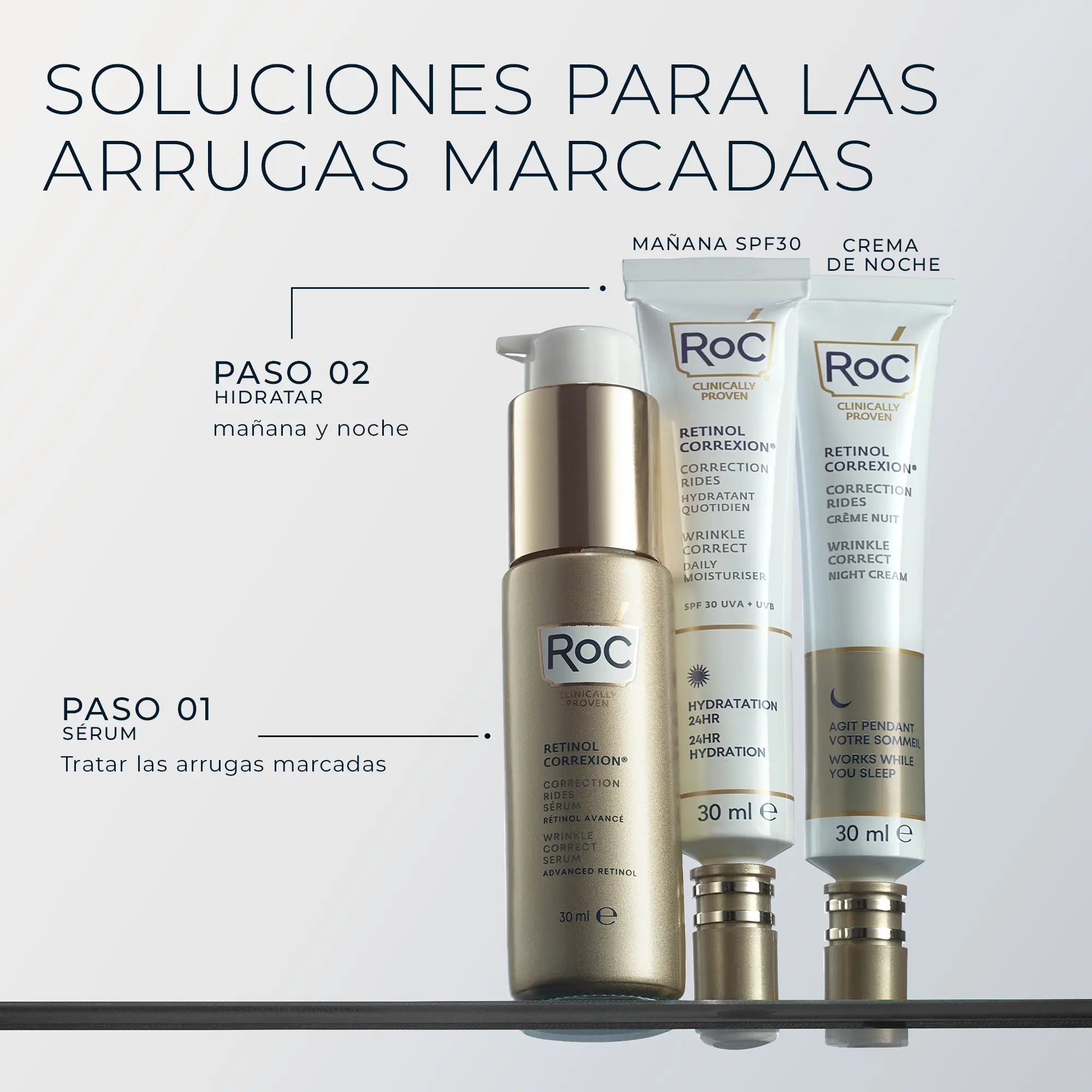 Roc Skincare Iberia Roc® Faltenkorrektur Tagescreme Spf30 30Ml