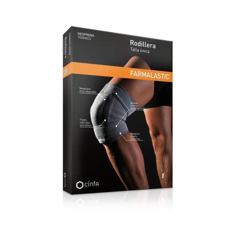Farmalastic Knee Brace Neoprene, One Size