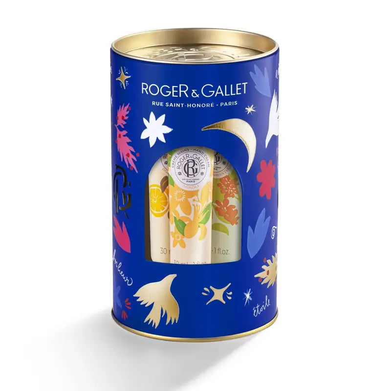 Roger & Gallet Wellness-Handcreme Chest: Néroli - Bois D'Orange - Fleur D'Osmanthus, 3 Stück
