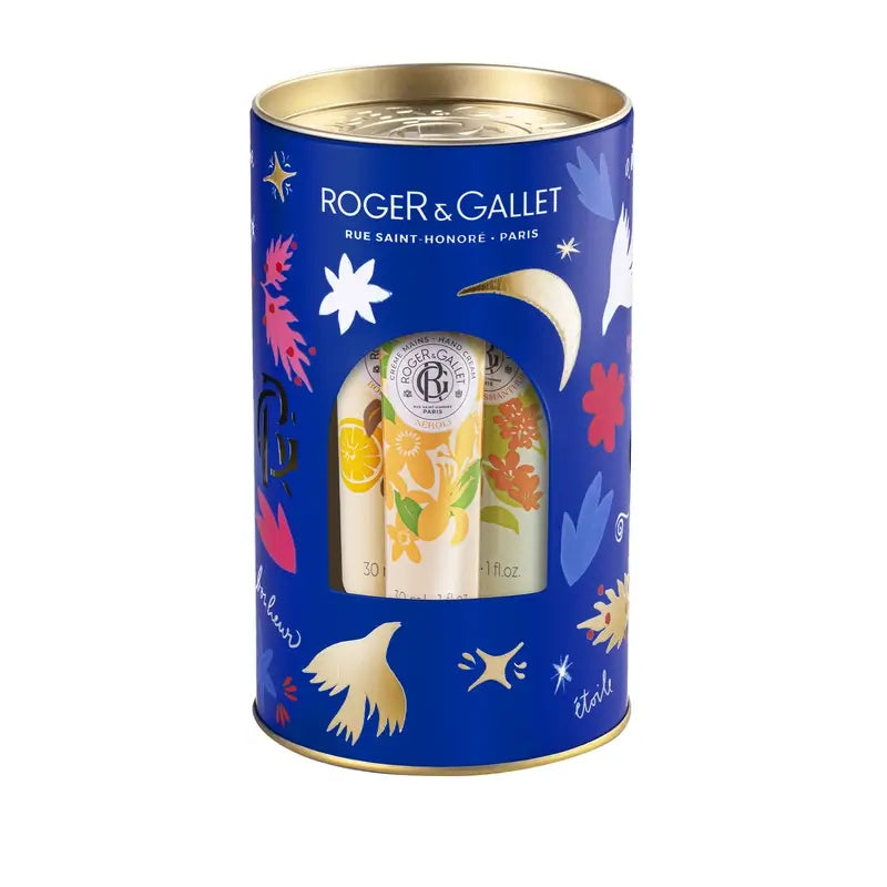 Roger & Gallet Wellness-Handcreme Chest: Néroli - Bois D'Orange - Fleur D'Osmanthus, 3 Stück