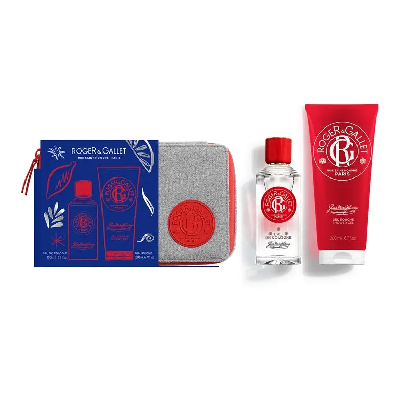 Roger & Gallet Jean Marie Farina Toiletry Box Eau De Cologne + Duschgel, 300 ml