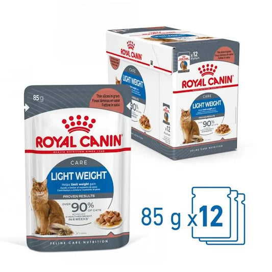 Royal Canin Adult Light Weight Pouch Box 12X85Gr, Nassfutter für Katzen