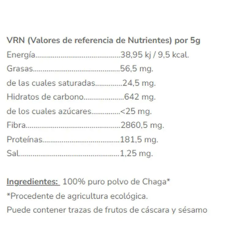 Salud Viva Chaga Wilder sibirischer Pilz , 100 g