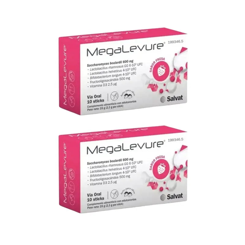 Salvat Megalevure Erdbeere, 2X10 Sticks