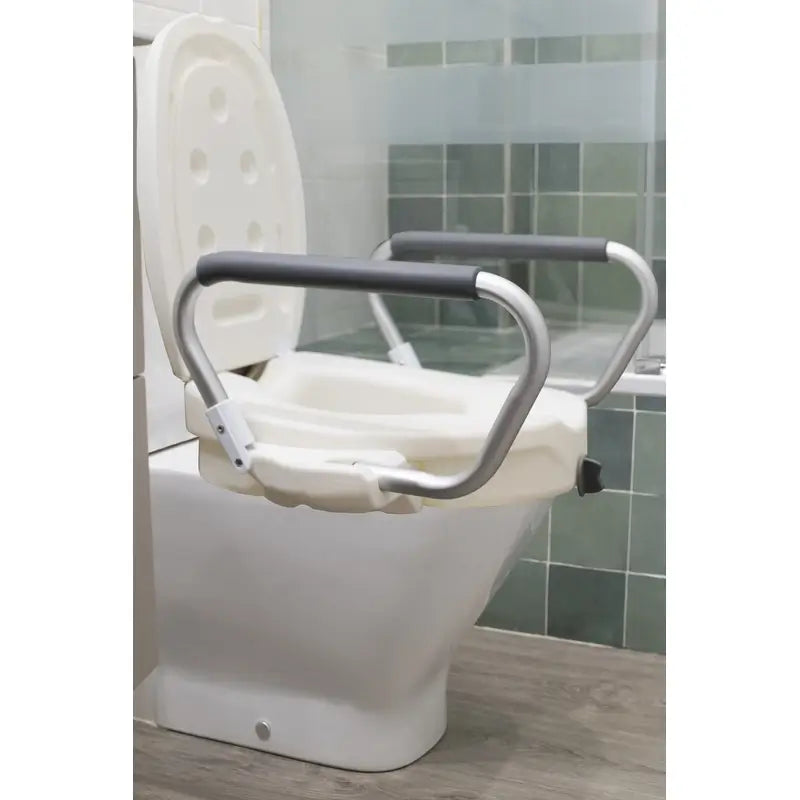 Sanitec Toilettenlift mit Deckel und Griffen 15 cm, 1 Stück