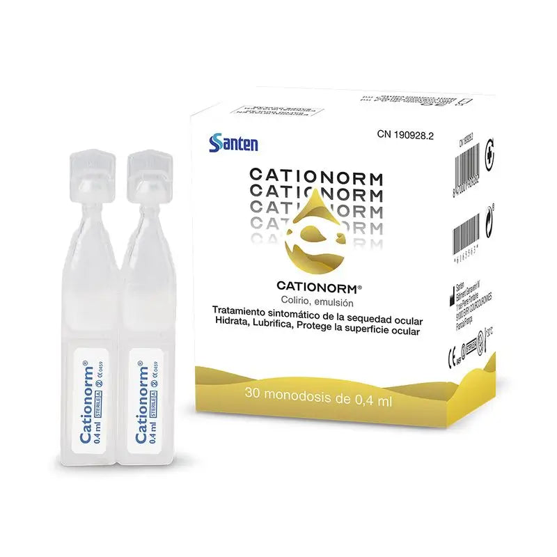 Santen Cationorm Künstliche Tränen 30 Einzeldosis, 4 ml
