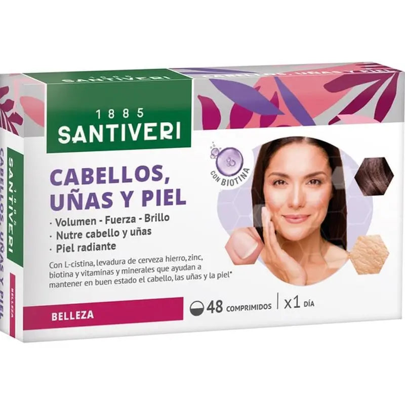 Santiveri Multivigor Haare, Nägel und Haut 48Comp.