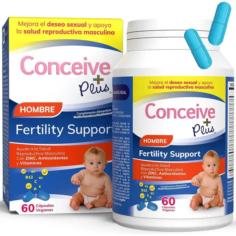 Sasmar Conceive Plus Unterstützung der männlichen Fruchtbarkeit, 60 Kapseln