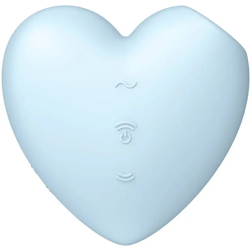 Satisfyer Air Pulse Cutie Herz Stimulator & Vibrator - Blau