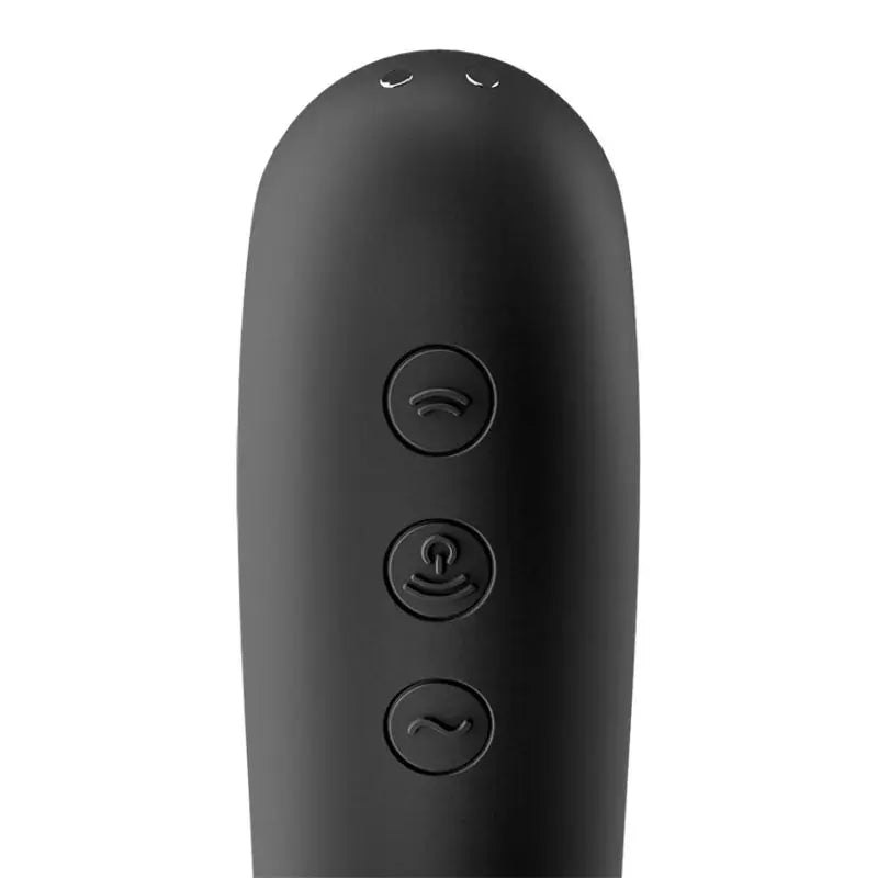 Satisfyer Air Pulse Dual Kiss Klitoris Stimulator - Schwarz