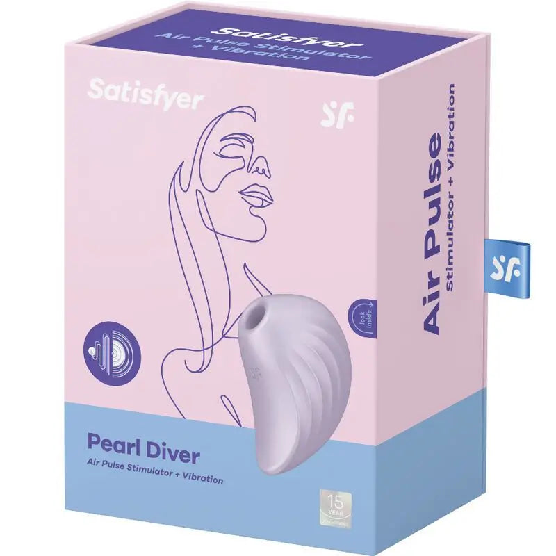 Satisfyer Air Pulse Perlentaucher Stimulator & Vibrator - Violett