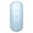 Satisfyer Air Pulse Pro To Go 3 Dual Stimulator & Vibrator - Blau